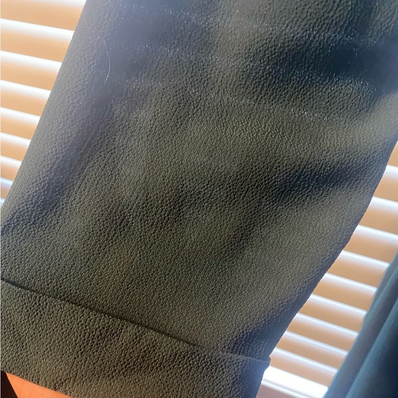 Forever 21 long belted dark green overcoat - very light - Picture 3 of 3